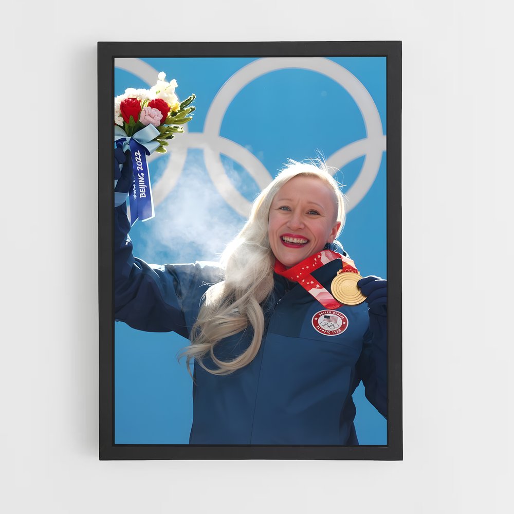 Poster Médaillée de Passion – affiche Bobsleigh (vue 2)